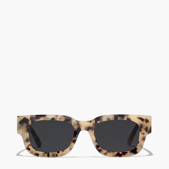 Madewell Safton Sunglasses in French Vanilla - Picture 2 of 5